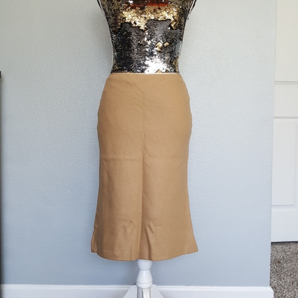 Vintage Sisley Wool High Low Skirt